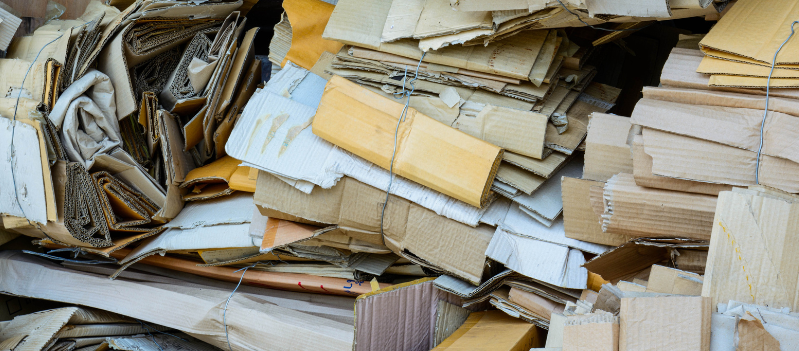 paper and cardboard recycling bale rentals, bale services and cardboard bale waste collection